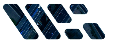 Imagem de uma rodovia refletida no logo da WeSafety